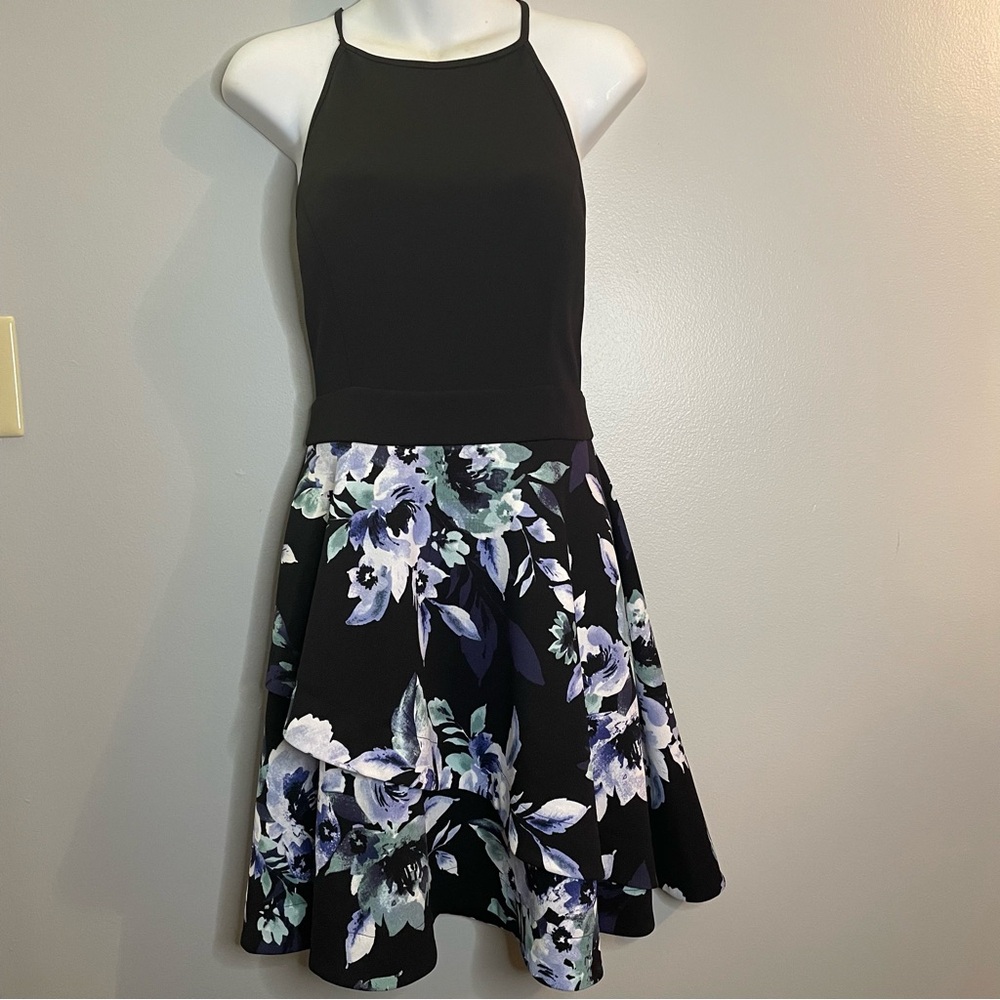 SPEECHLESS Floral Womens Juniors Sleeveless Dress Size 13